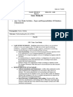 Case-Study-01: Case Study On Roles, Types and Responsibilities of Database Administrator