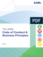 Code of Conduct & Business Principles: The Asml