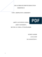 Arbitration and Alternate Dispute Resolution Semester Ix