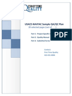 Usace - Design Quality Plan Sample PDF