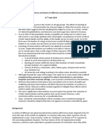 Summary of Effectiveness and Harms of NPIs