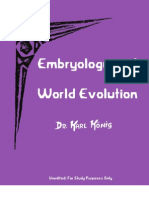 Embryology and World Evolution