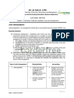 Module 1.6 - Joint Arrangements PDF