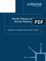 MACRAILD - TAYLOR, Social Theory and Social History PDF