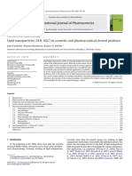 International Journal of Pharmaceutics: Lipid Nanoparticles (SLN, NLC) in Cosmetic and Pharmaceutical Dermal Products