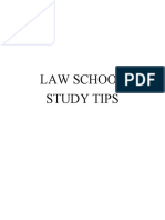 Law School Study Tips