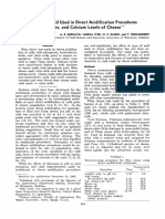 Effect of Type of Acid Used in Direct Acidification Procedures On Moisture, Firmness, and Calcium Levels of Cheese