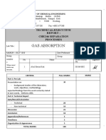 Gas Absorption Report