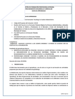 GUIA DE APRENDIZAJE No. 1 - Facilitar El Servicio Al Cliente