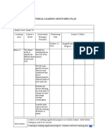 Appendix F. Individual Learning Monitoring Plan