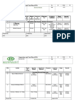 Inspection and Test Plan (ITP) : Project Name