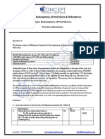 Chapter 4: Redemption of Pref Share & Debentures Topic: Redemption of Pref Shares. Practice Questions