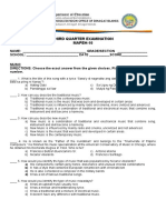 GRADE 10 MAPEH 3rd Grading QUESTIONS