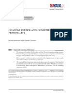 Chandni Chowk and Consumer Personality - CASE FLYER PDF