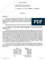 Complainant Vs Vs Respondent: Third Division