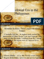 Pre - Colonial Era in The Philippines