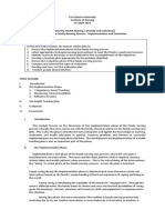 Family Nursing Process - Implementation and Evaluation PDF