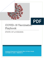 Draft of Louisiana's COVID-19 Vaccination Playbook