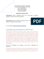 Análisis de La Película CAKE Competencia: Realiza El Diagnóstico Clínico de Un Caso Sobre La Categoría