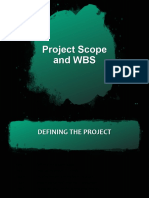 Project Scope and WBS