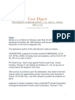 Case Digest: PH Credit Corporation V. Ca, GR No. 109648, 2001-11-22