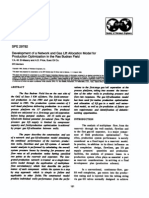 Development of A Network and Gas Lift Allocation Model For Production Optimization in The Ras Budran Field