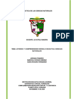 Leyendo y Comprendiendo Módulo Didáctica Ciencias Naturales