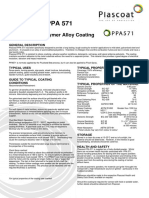 Plascoat Ppa 571: Performance Polymer Alloy Coating