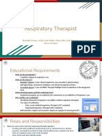 Collaborative Practice Presentation - Respiratory Therapist