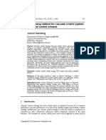 Analytical Tuning Method For Cascade Control System Via Multi-Scale Control Scheme