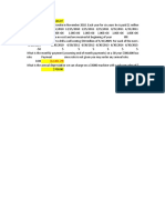 Excel Finance Functions Answers