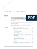Junos Release Notes 12.3r11 PDF