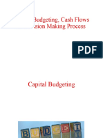 Capital Budgeting, Cash Flows & Decision Making Process