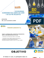 Sistema de Gestion de Seguridad Alimentaria FSSC 22000 E Iso 22000 Y de Sus Pre Requisitos