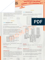 Solucionario 1er Examen RM - CPU UNASAM 2011