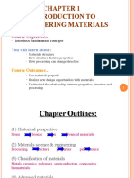 Introduction To Engineering Materials: Course Objective..