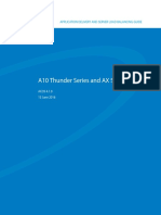 A10 Thunder Series and AX Series: Application Delivery and Server Load Balancing Guide