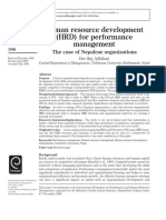 Human Resource Development For Performance Managemnet PDF