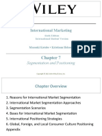 International Marketing: Segmentation and Positioning