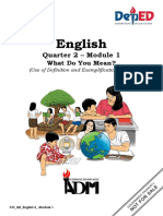 English 4 - Q2 - Module 1 - What Do You Mean - v3 PDF