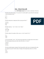 Differential Calculus: The Respondent's Email Address (1503438@ub - Edu.ph) Was Recorded On Submission of This Form