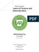 Department of Finance and Administration: Withholding Tax