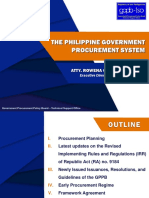 Philippine Governement Procurement Reforms - Atty. Rowena Candice Ruiz PDF