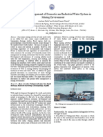 Problems of Management of Domestic and Industrial Water System in Mining Environment-FullText-2019 PDF