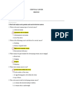 RAFIN - Management of The Client With Cervical - Ovarian-Cancer and Hysterectomy