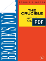 (Brodie's Notes) I. L. Baker - The Crucible. Arthur Miller (1991, Macmillan Education UK)