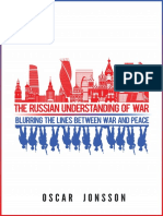 Oscar Jonsson - The Russian Understanding of War - Blurring The Lines Between War and Peace (2019, Georgetown University Press)