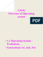 CH01 - OSY Overview of Operating System