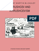 (Studies in Russia and East Europe) Martin McCauley, Ed. - Khrushchev and Khrushchevism (1987, The Macmillan Press)