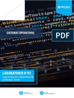 Laboratorio 01 - Implementación y Administración de Windows Server